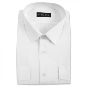 Ladies White Long Sleeve Uniform Shirt with Epaulettes