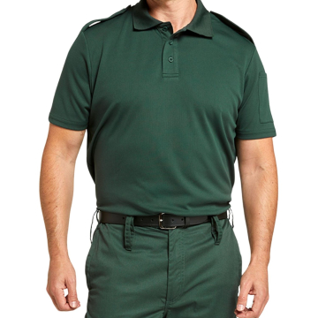 Ambulance Green Uniform Wicking Polo Shirt