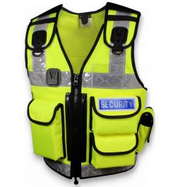 One Size Fits All Yellow Security Vest by Protec