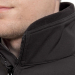 Deluxe Black Security Softshell Jacket with Epaulettes