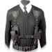 Black Police Mini Equipment Vest with Airwave Docks