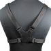 Leather 4 Point Body Worn Video and Radio chest harness