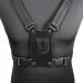 Leather 4 Point Body Worn Video and Radio chest harness