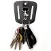 Protec 50mm On-Belt Black Leather Belt Key Clip