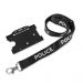 Protec Black Breakaway ID Police Lanyard with Landscape Card Holder