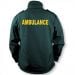 Printed Ambulance Green Soft Shell Zip Up Jacket